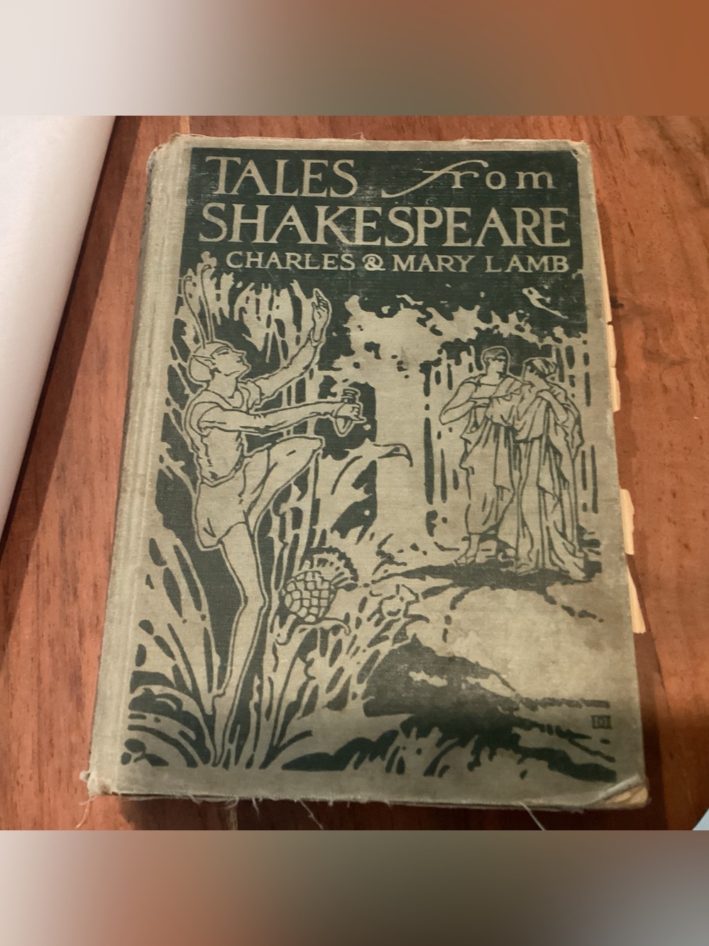 Antique hardcover Edition of Tales From Shakespeare by The Famous Literary works
